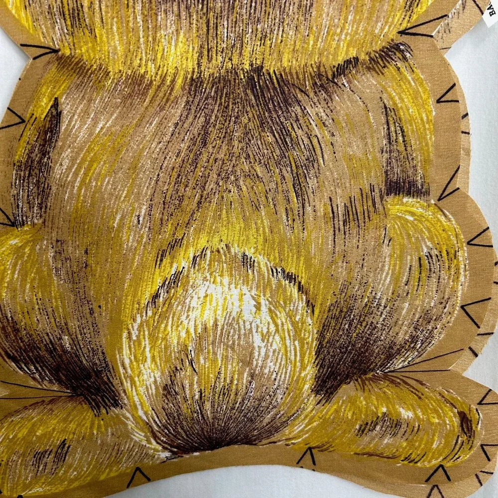 Vintage Brown Bunny Plush‎ Unfinished Project Complete HTF